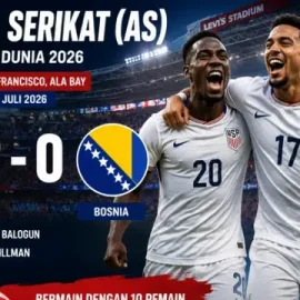 Tuan Rumah Perkasa, Amerika Serikat Tundukkan Bosnia 2-0 Tuan Rumah Perkasa, Amerika Serikat Tundukkan Bosnia 2-0